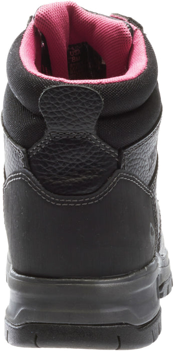 Wolverine Womens Black Leather Piper WP CT EH Work Boots