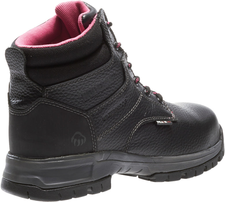 Wolverine Womens Black Leather Piper WP CT EH Work Boots
