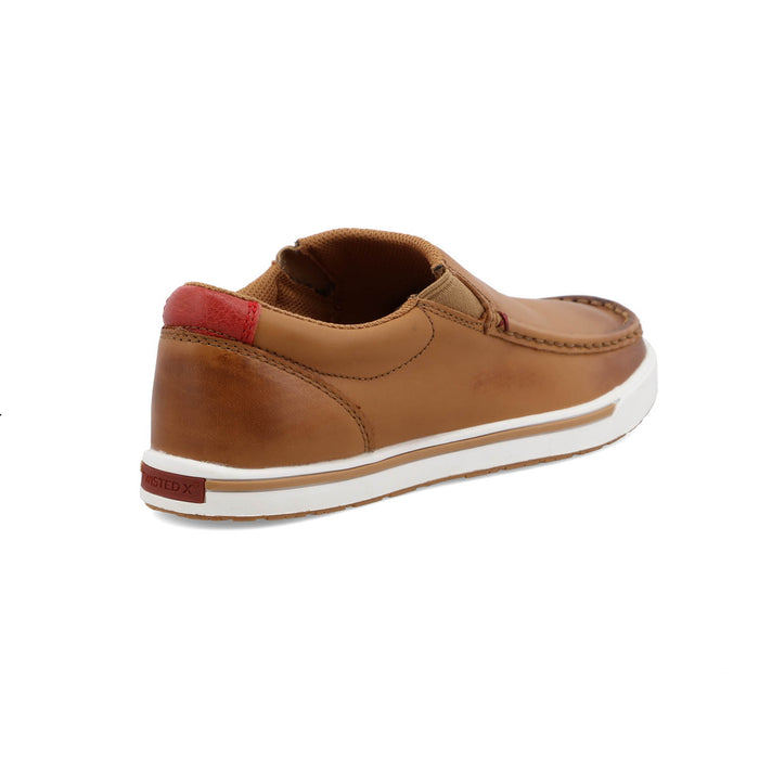 Twisted X Womens Kicks Tan Leather Slip-On Shoes