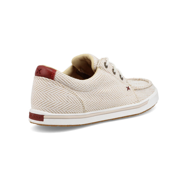 Twisted X Womens Kicks Sand/White Fabric Sneakers Shoes
