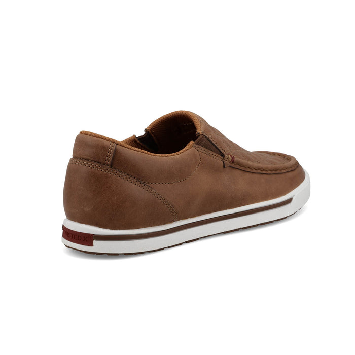 Twisted X Womens Kicks Quilted Ginger Leather Slip-On Shoes