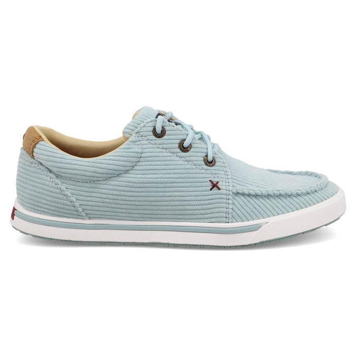 Twisted X Womens Kicks Iced Aqua Fabric Sneakers Shoes