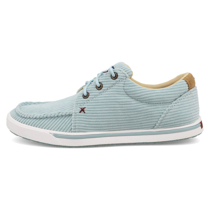 Twisted X Womens Kicks Iced Aqua Fabric Sneakers Shoes
