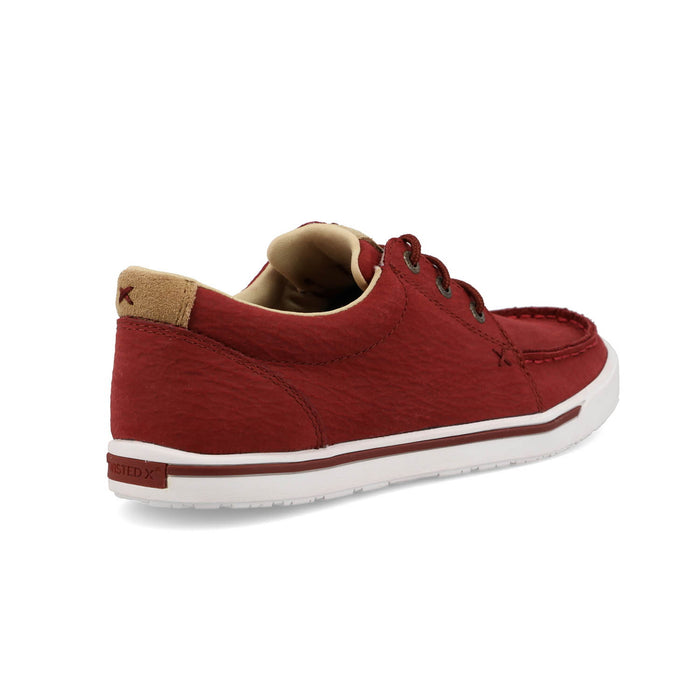 Twisted X Womens Kicks Crimson Leather Sneakers Shoes