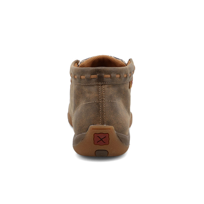 Twisted X Womens Driving Moc Bomber/Nude Leather Chukka Boots
