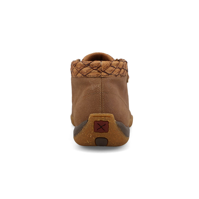 Twisted X Womens Driving Moc Tan/Toasted Coconut Fish Chukka Boots