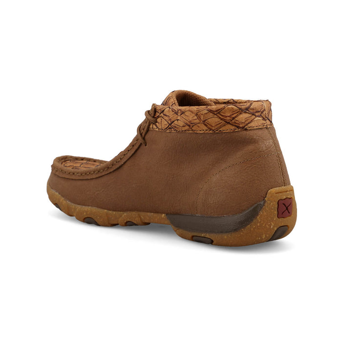 Twisted X Womens Driving Moc Tan/Toasted Coconut Fish Chukka Boots