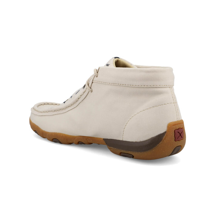 Twisted X Womens Driving Moc Aztec Light Beige/Multi Fabric Chukka Boots