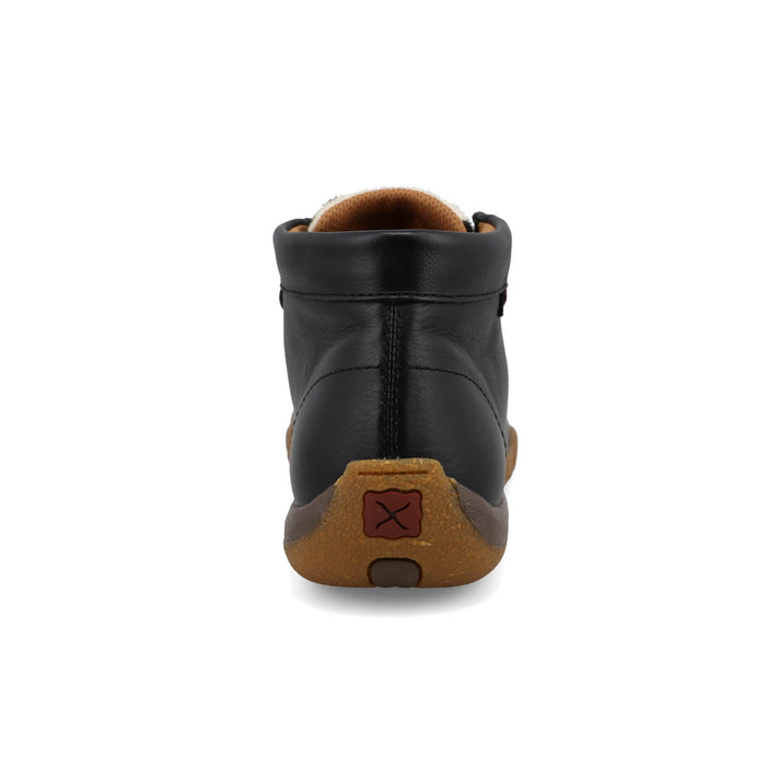 Twisted X Womens Driving Moc Black Cowhide Chukka Boots