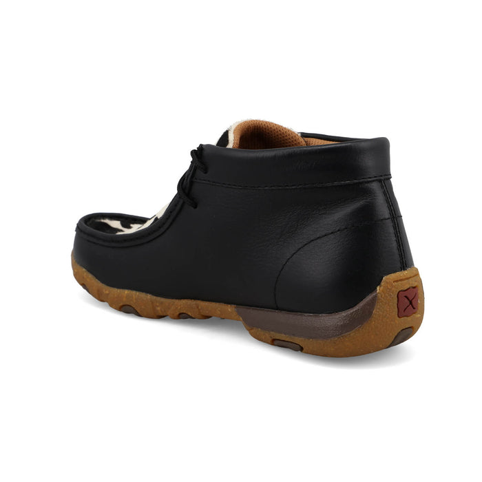 Twisted X Womens Driving Moc Black Cowhide Chukka Boots