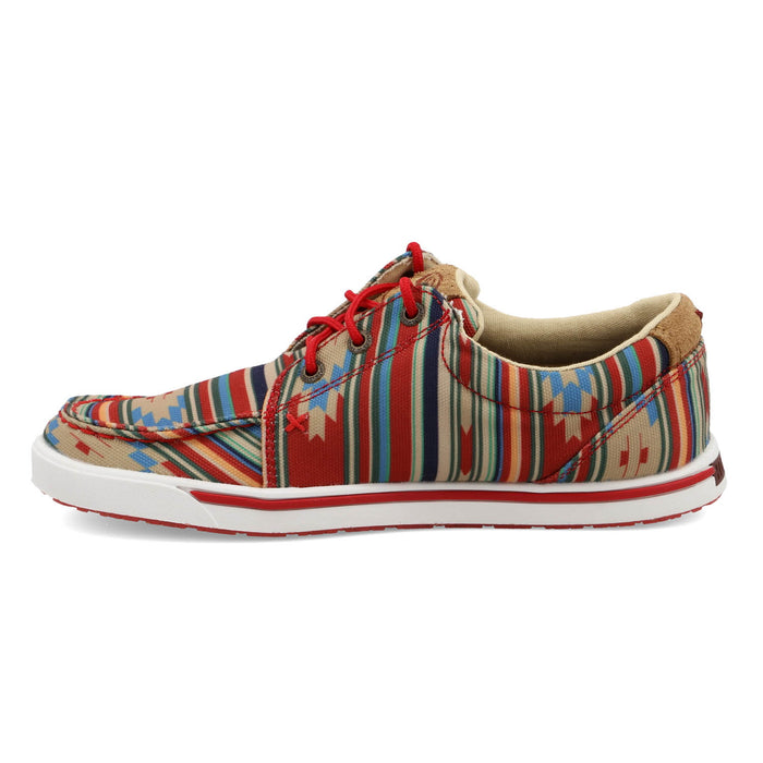Twisted X Womens Hooey Loper Fiesta Textile Aztec Sneakers Shoes