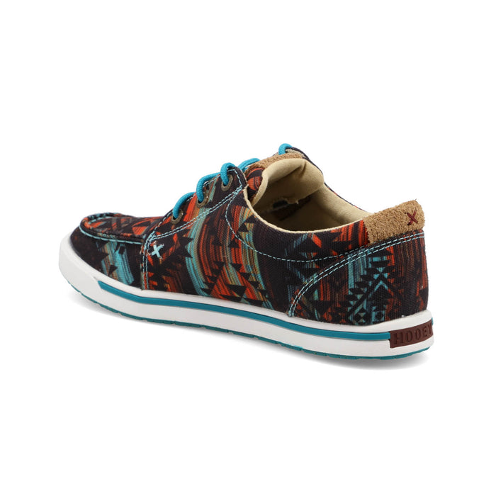 Twisted X Womens Hooey Loper Midnight Textile Aztec Sneakers Shoes
