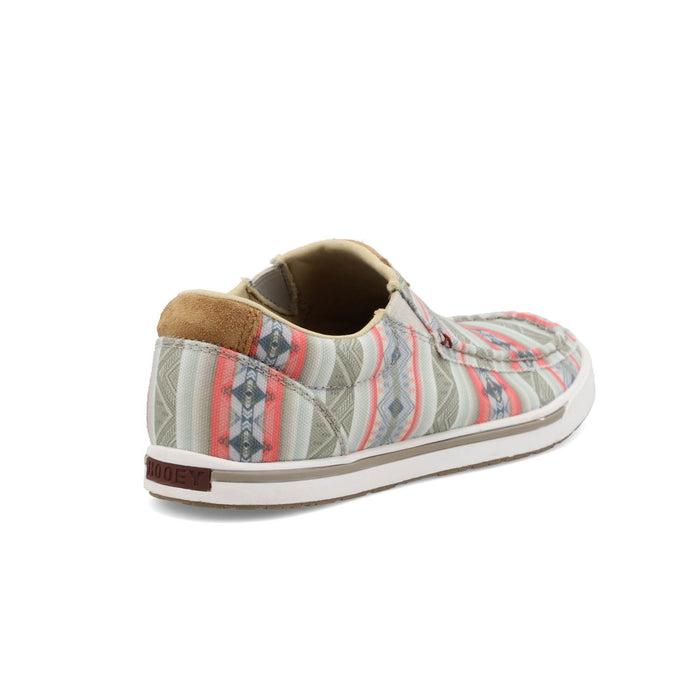 Twisted X Womens Hooey Loper Pink Multi Fabric Southwest Slip-On Shoes