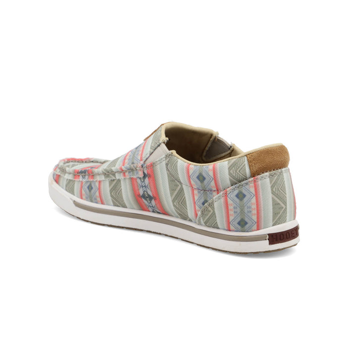 Twisted X Womens Hooey Loper Pink Multi Fabric Southwest Slip-On Shoes