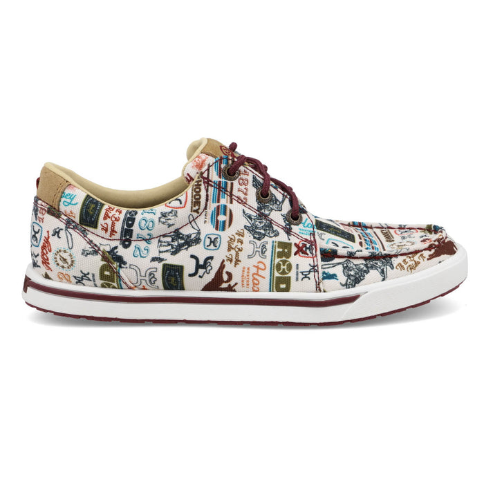 Twisted X Womens Hooey Loper Toasted Almond/Multi Fabric Sneakers Shoes