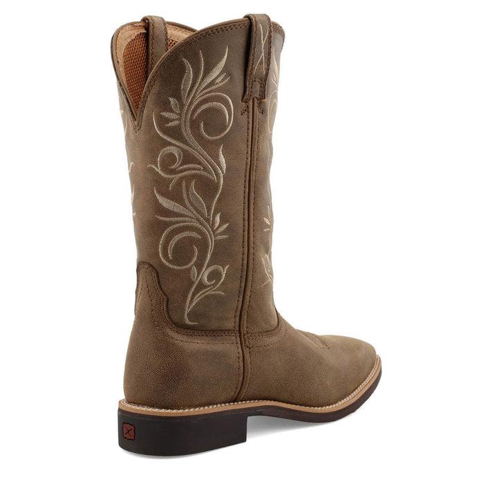 Twisted X Womens 11in Top Hand Bomber Leather Cowboy Boots