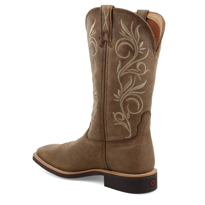 Twisted X Womens 11in Top Hand Bomber Leather Cowboy Boots