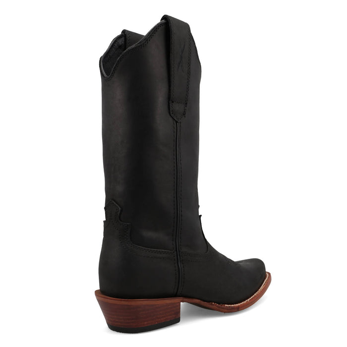 Twisted X Womens 12in Tech X Antique Black Leather Cowboy Boots