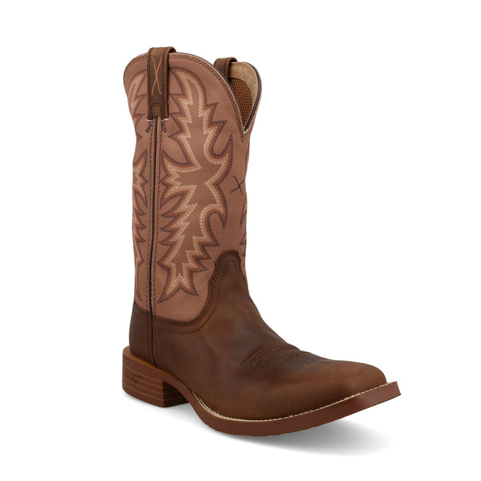 Twisted X Womens 11in Tech X Brown/Tobacco Leather Cowboy Boots