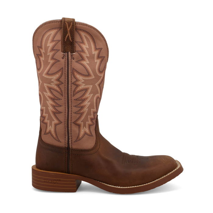 Twisted X Womens 11in Tech X Brown/Tobacco Leather Cowboy Boots
