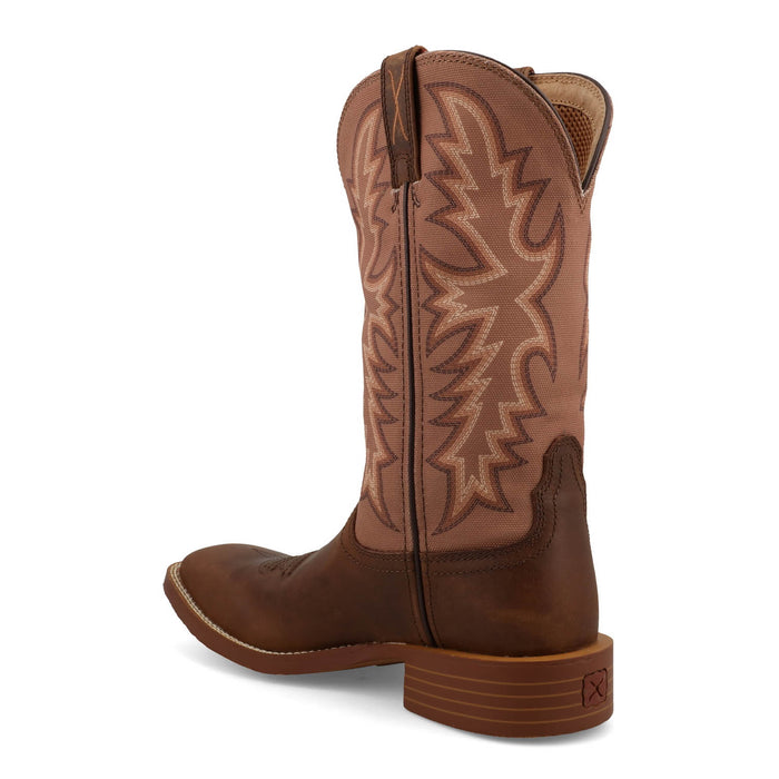 Twisted X Womens 11in Tech X Brown/Tobacco Leather Cowboy Boots