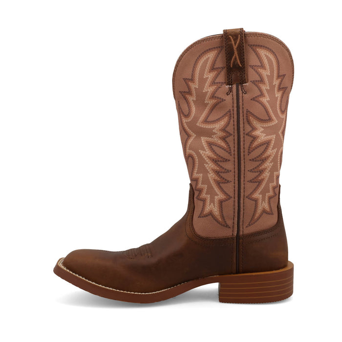 Twisted X Womens 11in Tech X Brown/Tobacco Leather Cowboy Boots