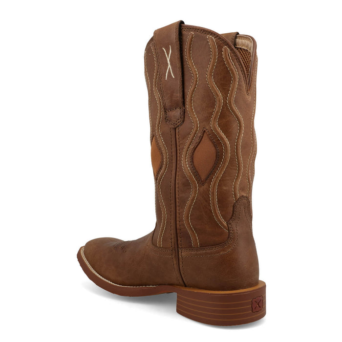 Twisted X Womens 11in Tech X Caramel Leather Cowboy Boots