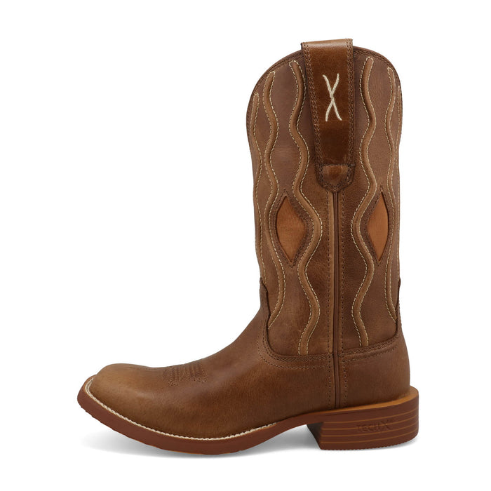 Twisted X Womens 11in Tech X Caramel Leather Cowboy Boots