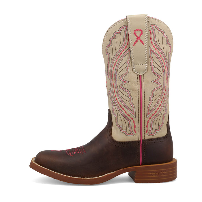 Twisted X Womens 11in Tech X Umber/Bone Leather Cowboy Boots