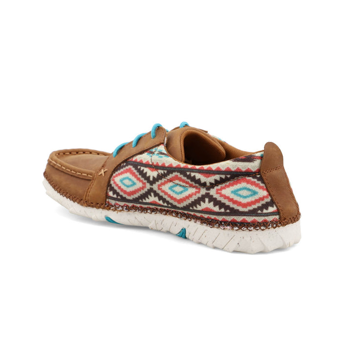 Twisted X Womens Zero-X Brown Multi Leather Southwest Sneakers Shoes
