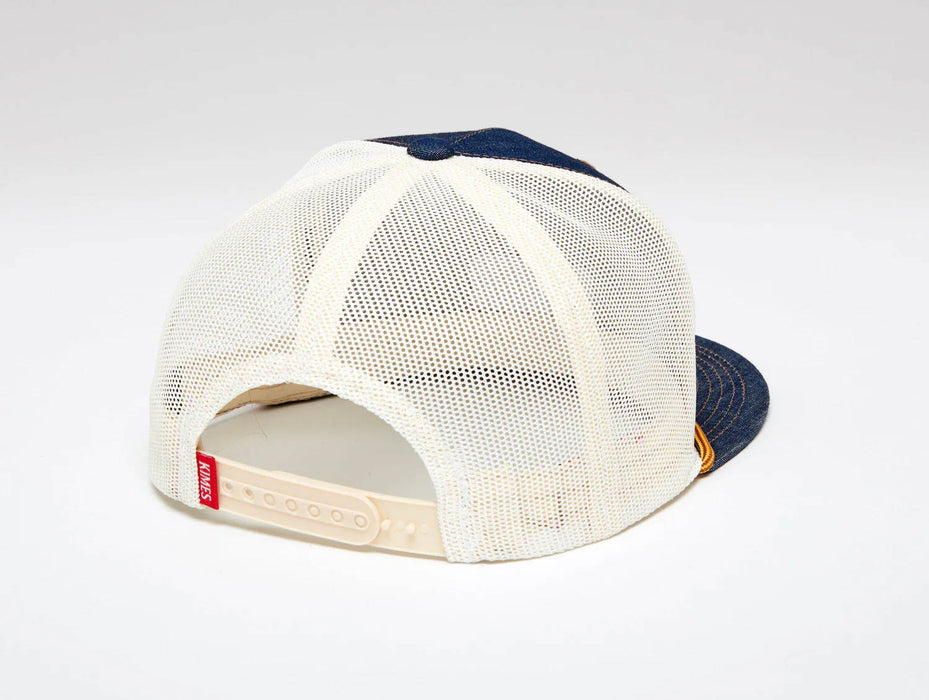 Kimes Ranch Unisex Workhard Denim Cotton Twill Trucker Cap