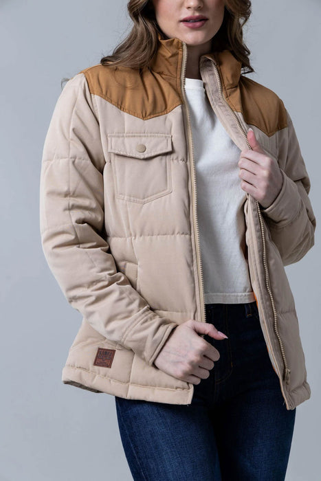 Kimes Ranch Womens Wyldfire Tan 100% Polyester Insulated Jacket