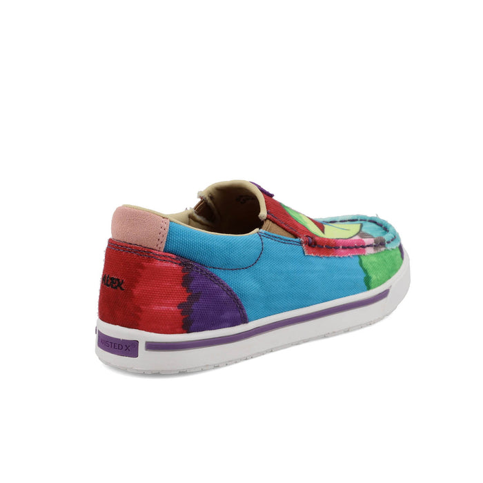 Twisted X Kids Unisex Kicks Multi-Color Fabric Star Slip-On Shoes