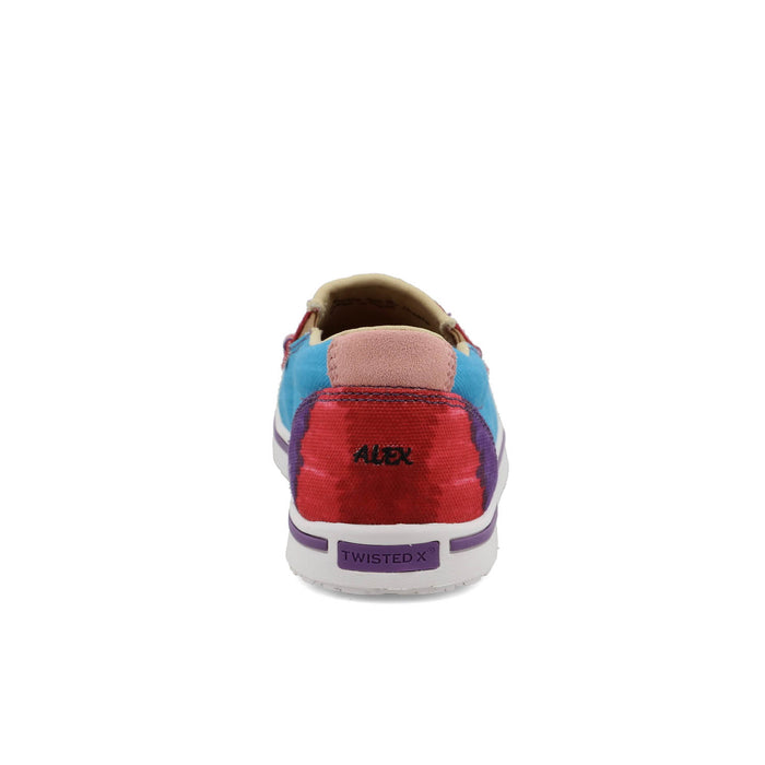 Twisted X Kids Unisex Kicks Multi-Color Fabric Star Slip-On Shoes