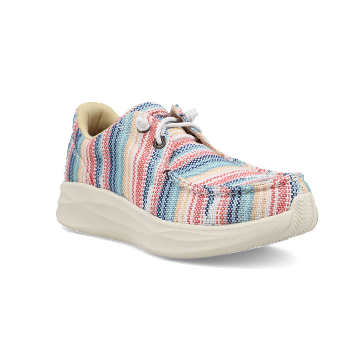 Twisted X Kids Girls Feather X Casual Multi-Color Fabric Serape Sneakers Shoes