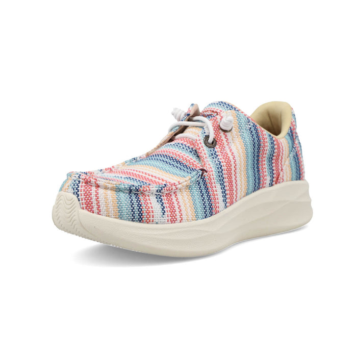 Twisted X Kids Girls Feather X Casual Multi-Color Fabric Serape Sneakers Shoes