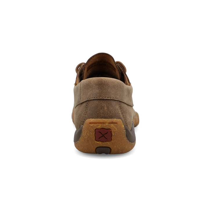 Twisted X Kids Unisex Driving Moc Bomber/Kelly Green Leather Boat Shoes