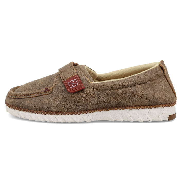 Twisted X Kids Unisex Zero-X Bomber Leather Slip-On Shoes